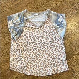 Leopard and Camo Kids Shirt